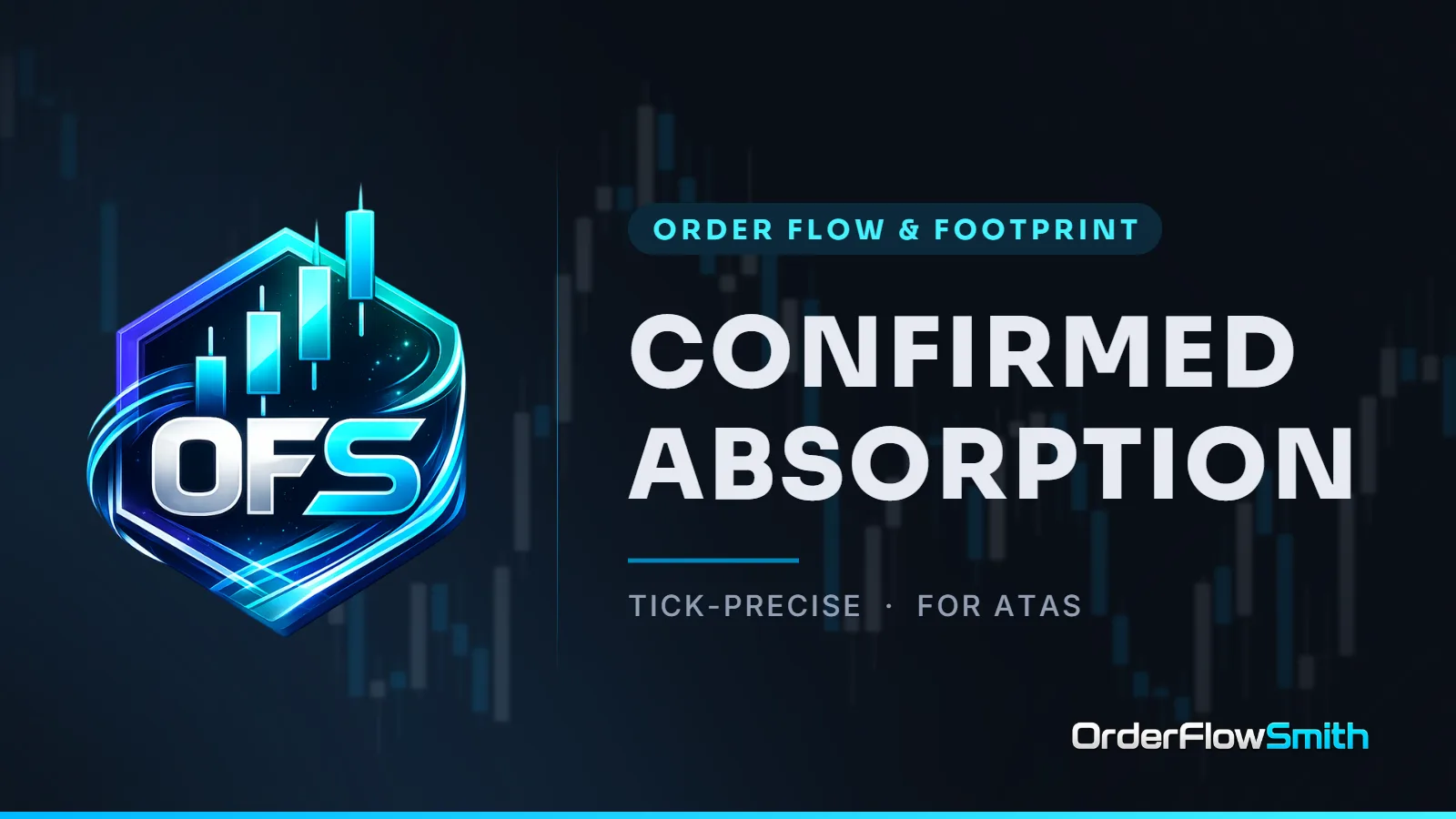 OFS ConfirmedAbsorption — order flow & footprint indicator for ATAS: tick-precise