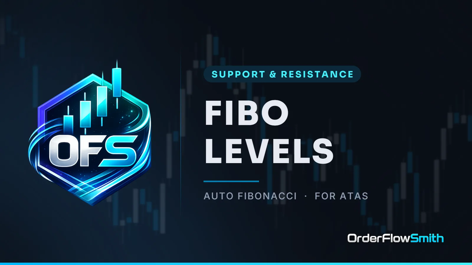 OFS FiboLevels — support & resistance indicator for ATAS: auto fibonacci